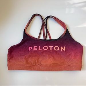 Peloton Pink and Purple Sports Bra